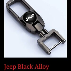 Jeep Charcoal Metallic Key Holder